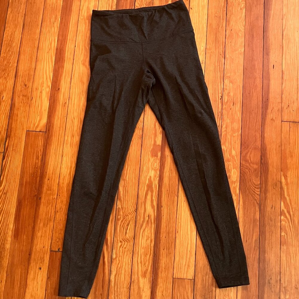 Old Navy Active Go-Dry Leggings Size Small Charcoal Grey